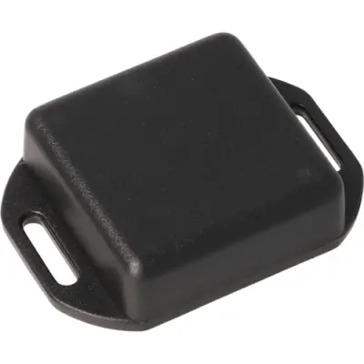 ABS miniature enclosure, (L x W x H) 40 x 40 x 15 mm, black (RAL 9005), IP54, 1551QFLBK - 1