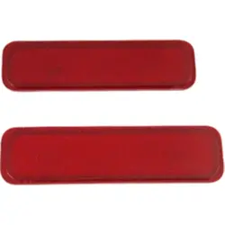 Infrared panel, PC, (W x H) 69 x 2.5 mm, red, for series 1553, 1553DIR-BULK