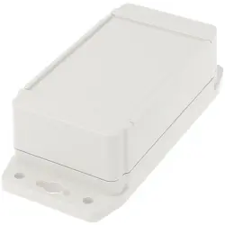 ABS enclosure, (L x W x H) 119 x 66 x 42 mm, light gray (RAL 7035), IP67, 1555CF22GY