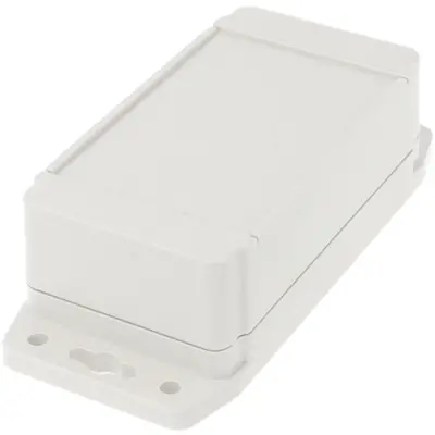 ABS enclosure, (L x W x H) 119 x 66 x 42 mm, light gray (RAL 7035), IP67, 1555CF22GY - 1