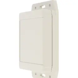 ABS enclosure, (L x W x H) 119 x 91 x 37 mm, light gray (RAL 7035), IP67, 1555FF17GY