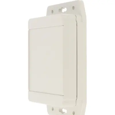 ABS enclosure, (L x W x H) 119 x 91 x 37 mm, light gray (RAL 7035), IP67, 1555FF17GY - 1