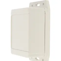 ABS enclosure, (L x W x H) 119 x 91 x 62 mm, light gray (RAL 7035), IP67, 1555FF42GY