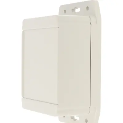 ABS enclosure, (L x W x H) 119 x 91 x 62 mm, light gray (RAL 7035), IP67, 1555FF42GY - 1