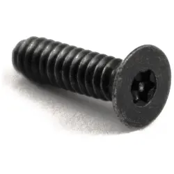 Screw, steel, (L) 12 mm, black, for series 1590, 1590MS50TBK