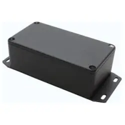 Aluminum die cast enclosure, (L x W x H) 113 x 60 x 38 mm, black (RAL 9005), IP54, 1590B2FBK