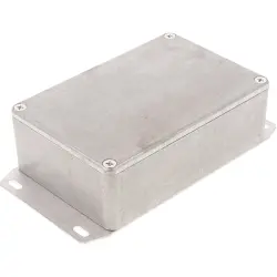 Aluminum die cast enclosure, (L x W x H) 116 x 77 x 38 mm, natural, IP54, 1590B3F