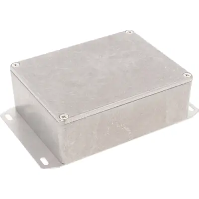 Aluminum die cast enclosure, (L x W x H) 119 x 94 x 42 mm, natural, IP54, 1590BBSF - 1