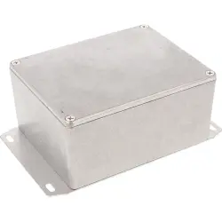 Aluminum die cast enclosure, (L x W x H) 119 x 94 x 56 mm, natural, IP54, 1590CF