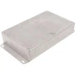 Aluminum die cast enclosure, (L x W x H) 188 x 120 x 37 mm, natural, IP54, 1590DDF