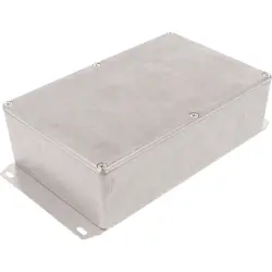 Aluminum die cast enclosure, (L x W x H) 188 x 119 x 56 mm, natural, IP54, 1590DF
