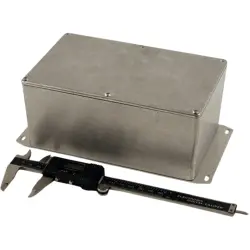 Aluminum die cast enclosure, (L x W x H) 188 x 120 x 82 mm, natural, IP54, 1590EF
