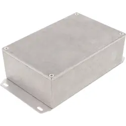 Aluminum die cast enclosure, (L x W x H) 145 x 95 x 49 mm, natural, IP54, 1590JF
