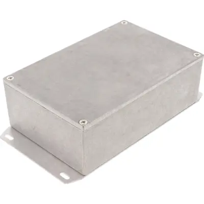 Aluminum die cast enclosure, (L x W x H) 145 x 95 x 49 mm, natural, IP54, 1590JF - 1