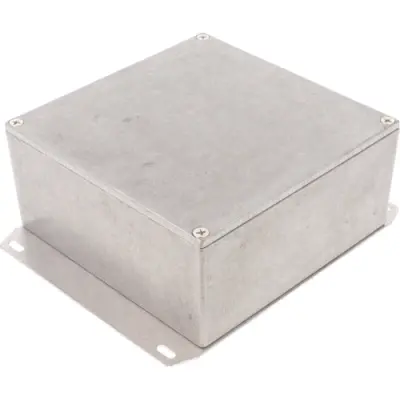 Aluminum die cast enclosure, (L x W x H) 125 x 125 x 57 mm, natural, IP54, 1590KKF - 1