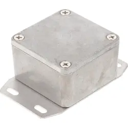 Aluminum die cast enclosure, (L x W x H) 51 x 51 x 31 mm, natural, IP54, 1590LBF