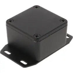Aluminum die cast enclosure, (L x W x H) 51 x 51 x 31 mm, black (RAL 9005), IP54, 1590LBFBK