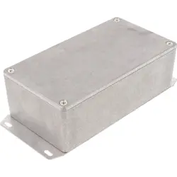 Aluminum die cast enclosure, (L x W x H) 153 x 83 x 50 mm, natural, IP54, 1590P1F