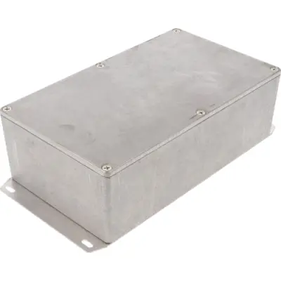 Aluminum die cast enclosure, (L x W x H) 192 x 112 x 61 mm, natural, IP54, 1590R1F - 1