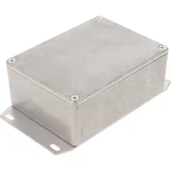 Aluminum die cast enclosure, (L x W x H) 110 x 82 x 44 mm, natural, IP54, 1590SF