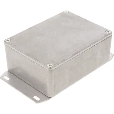 Aluminum die cast enclosure, (L x W x H) 110 x 82 x 44 mm, natural, IP54, 1590SF - 1