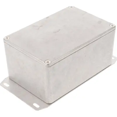 Aluminum die cast enclosure, (L x W x H) 120 x 80 x 59 mm, natural, IP54, 1590TF - 1