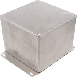 Aluminum die cast enclosure, (L x W x H) 119 x 120 x 94 mm, natural, IP54, 1590VF