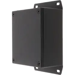 Aluminum die cast enclosure, (L x W x H) 92 x 92 x 42 mm, black (RAL 9005), IP54, 1590YFBK