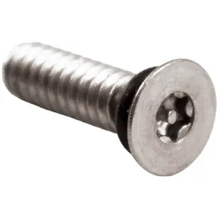 Screw, steel, (L) 12 mm, black, 1590WMS50T - 1