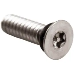 Screw, steel, (L) 12 mm, black, 1590WMS50T