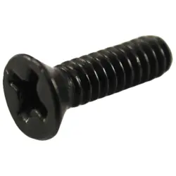 Screw, steel, (L) 10 mm, 1591MS100BK
