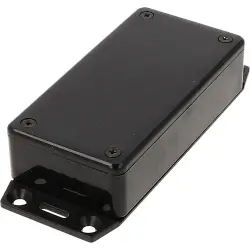 ABS enclosure, (L x W x H) 100 x 50 x 25 mm, black (RAL 9005), IP54, 1591AF2BK