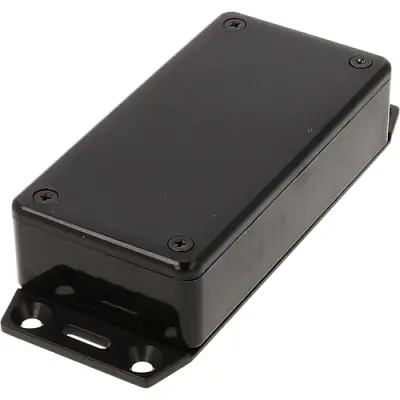 ABS enclosure, (L x W x H) 100 x 50 x 25 mm, black (RAL 9005), IP54, 1591AF2BK - 1