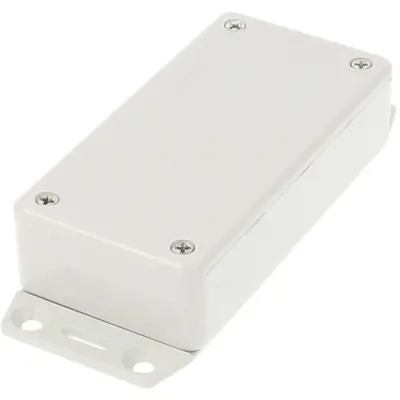 ABS enclosure, (L x W x H) 100 x 50 x 25 mm, light gray (RAL 7035), IP54, 1591AF2GY - 1