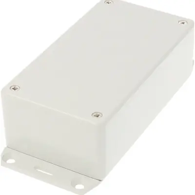 ABS enclosure, (L x W x H) 120 x 65 x 40 mm, light gray (RAL 7035), IP54, 1591CF2GY - 1