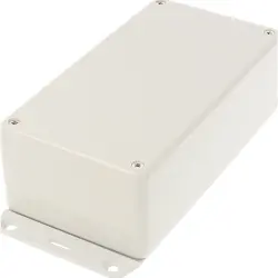 ABS enclosure, (L x W x H) 150 x 80 x 50 mm, light gray (RAL 7035), IP54, 1591DF2GY