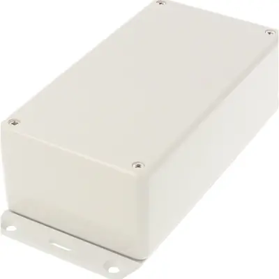 ABS enclosure, (L x W x H) 150 x 80 x 50 mm, light gray (RAL 7035), IP54, 1591DF2GY - 1