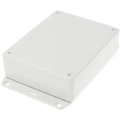 ABS enclosure, (L x W x H) 120 x 94 x 34 mm, light gray (RAL 7035), IP54, 1591GF2GY - 1
