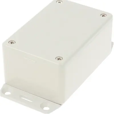 ABS enclosure, (L x W x H) 85 x 56 x 39 mm, light gray (RAL 7035), IP54, 1591LF2GY - 1