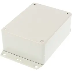 ABS enclosure, (L x W x H) 110 x 82 x 44 mm, light gray (RAL 7035), IP54, 1591SF2GY