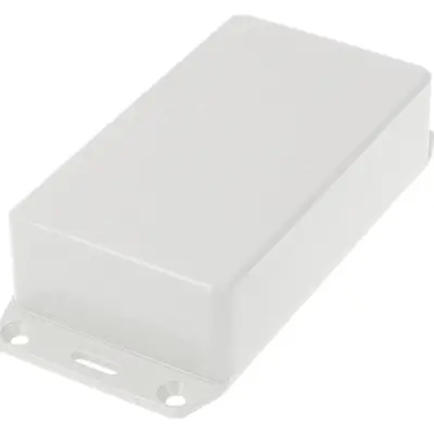 ABS enclosure, (L x W x H) 112 x 62 x 31 mm, light gray (RAL 7035), IP54, 1591BFLGY - 1