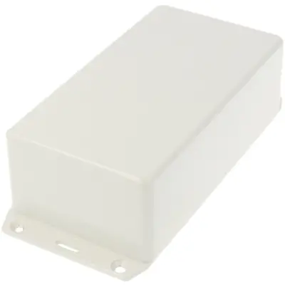 ABS enclosure, (L x W x H) 150 x 80 x 50 mm, light gray (RAL 7035), IP54, 1591DFLGY - 1