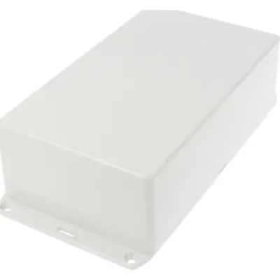 ABS enclosure, (L x W x H) 191 x 110 x 61 mm, light gray (RAL 7035), IP54, 1591EFLGY - 1