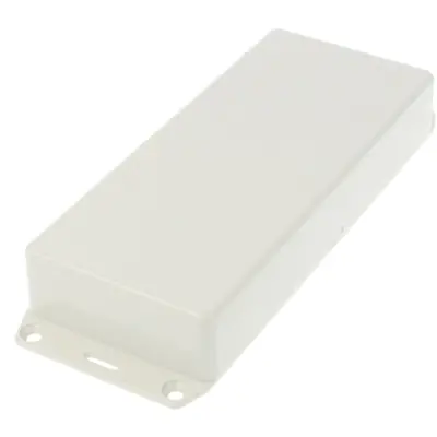 ABS enclosure, (L x W x H) 166 x 71 x 29 mm, light gray (RAL 7035), IP54, 1591HFLGY - 1