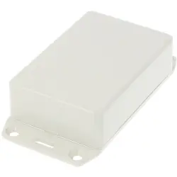 ABS enclosure, (L x W x H) 85 x 56 x 26 mm, light gray (RAL 7035), IP54, 1591MFLGY