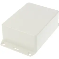 ABS enclosure, (L x W x H) 110 x 82 x 44 mm, light gray (RAL 7035), IP54, 1591SFLGY
