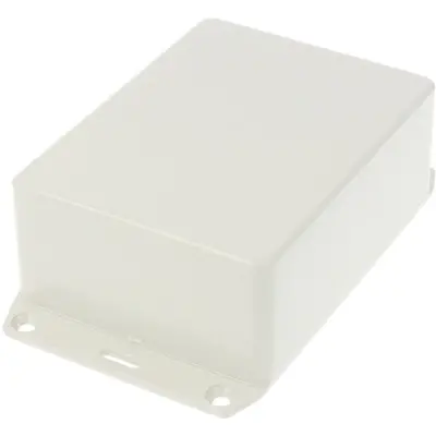 ABS enclosure, (L x W x H) 110 x 82 x 44 mm, light gray (RAL 7035), IP54, 1591SFLGY - 1