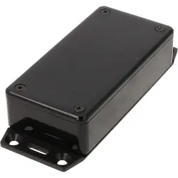 ABS enclosure, (L x W x H) 100 x 50 x 25 mm, black (RAL 9005), IP54, 1591AF2SBK