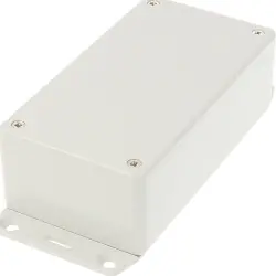 ABS enclosure, (L x W x H) 120 x 65 x 40 mm, light gray (RAL 7035), IP54, 1591CF2SGY