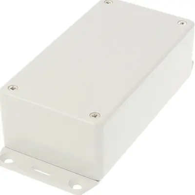 ABS enclosure, (L x W x H) 120 x 65 x 40 mm, light gray (RAL 7035), IP54, 1591CF2SGY - 1